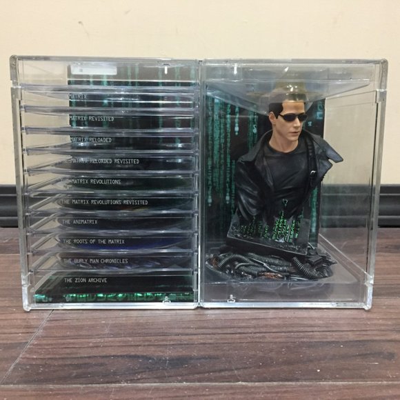 The Ultimate Matrix Collection *PROBLEM WITH DISCS* 10 DVD Set with Neo Bust - Picture 1 of 14